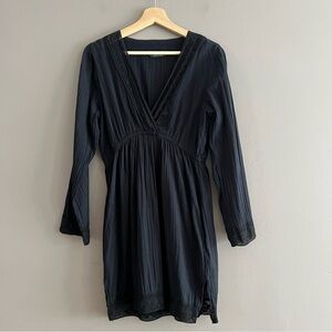 Ralph Lauren Women’s Baby Doll Tunic Dress Cover-up Black Size Medium*